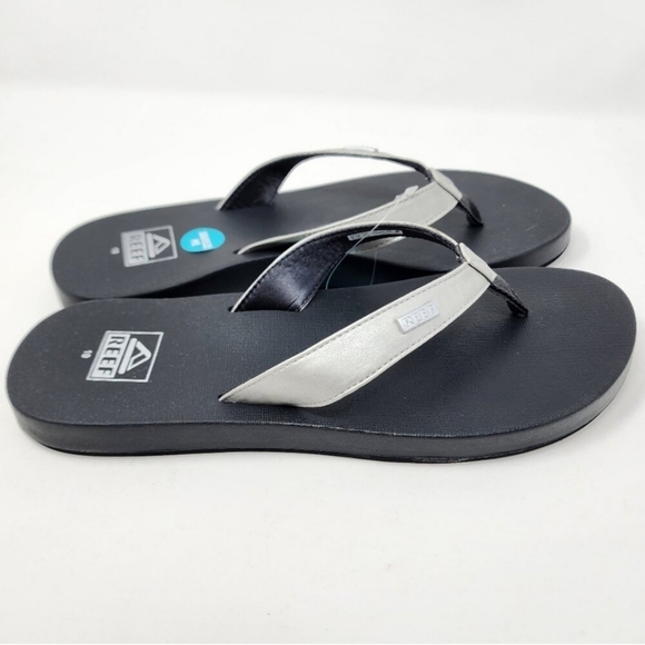 Reefs Silver Flip Flops - Picture 3 of 3